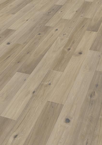 Landhausdiele Eiche Darkgrey, gealtert, gebürstet, handgehobelt, geräuchert, weiß geölt 2,87m²/Paket